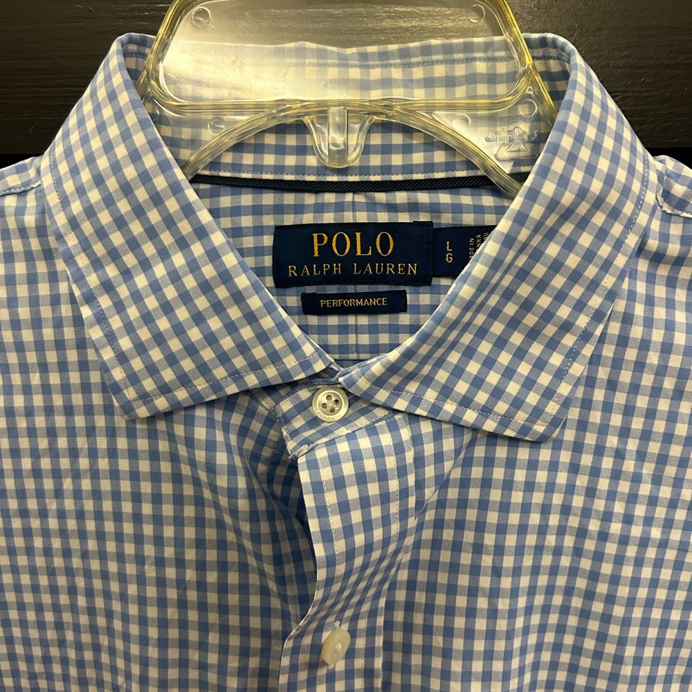 Polo Ralph Lauren Performance long sleeve dress shirt. LG